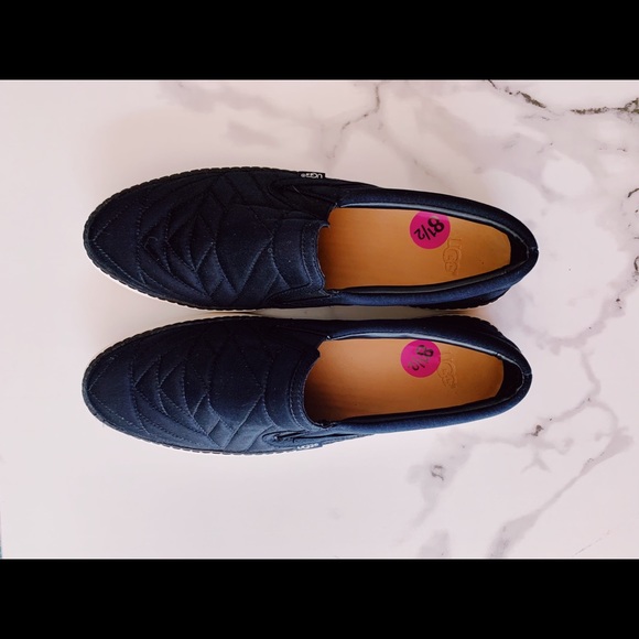 Size 8.5 Ugg Soleda Quilted Sneakers NWOT. - Picture 2 of 5